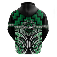 Aotearoa Ngati Maniapoto Personalised Zip Hoodie Maori Iwi Poutama Puhoro Tattoo LT14 - Polynesian Pride
