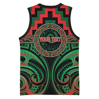 Aotearoa Ngai Tuhoe Personalised Basketball Jersey Maori Iwi Poutama Puhoro Tattoo LT14 - Polynesian Pride