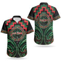 Aotearoa Ngai Tuhoe Personalised Couples Matching Mermaid Dress and Hawaiian Shirt Maori Iwi Poutama Puhoro Tattoo LT14 - Polynesian Pride