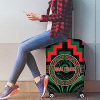Aotearoa Ngai Tuhoe Luggage Cover Maori Iwi Poutama Puhoro Tattoo LT14 - Polynesian Pride