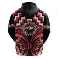 Aotearoa Te Arawa Personalised Hoodie Maori Iwi Poutama Puhoro Tattoo LT14 - Polynesian Pride