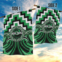 Aotearoa Ngai Tahu Garden Flag Maori Iwi Poutama Puhoro Tattoo LT14 - Polynesian Pride