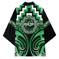 Aotearoa Ngai Tahu Personalised Kimono Maori Iwi Poutama Puhoro Tattoo LT14 - Polynesian Pride