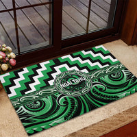 Aotearoa Ngai Tahu Rubber Doormat Maori Iwi Poutama Puhoro Tattoo LT14 - Polynesian Pride