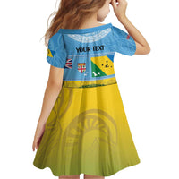 Personalised Malampa Fiji Day Family Matching Long Sleeve Bodycon Dress and Hawaiian Shirt 10 October Fijian Tapa Flag Style LT14 - Polynesian Pride
