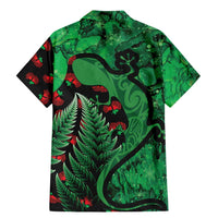 New Zealand Gecko Christmas Family Matching Mermaid Dress and Hawaiian Shirt Meri Kirihimete Paua Shell Mix Pohutukawa