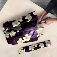 Purple Tropical Hawaii Umbrella Seamless Monstera Plumeria Hawaiian Pattern LT14 - Polynesian Pride