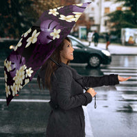 Purple Tropical Hawaii Umbrella Seamless Monstera Plumeria Hawaiian Pattern LT14 - Polynesian Pride