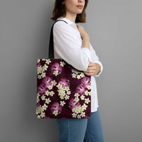Pink Tropical Hawaii Tote Bag Seamless Monstera Plumeria Hawaiian Pattern LT14 - Polynesian Pride