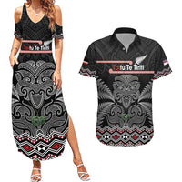 Aotearoa Toitu Te Tiriti Couples Matching Summer Maxi Dress and Hawaiian Shirt Stand Together! Stand Stronger! - NZ Tiki