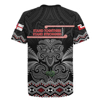 Aotearoa Toitu Te Tiriti Rugby Jersey Stand Together! Stand Stronger! - NZ Tiki
