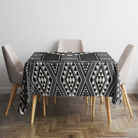 Black Taniko Aotearoa Tablecloth Niho Taniwha Mix Poutama LT14