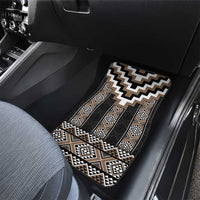 Brown Taniko Aotearoa Car Mats Niho Taniwha Mix Poutama LT14