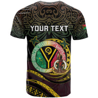 Personalised Vanuatu T Shirt Yumi 46th Hapi Independens Dei - Black Version LT14 - Polynesian Pride