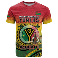 Personalised Vanuatu T Shirt Yumi 45th Hapi Independens Dei - Reggae Version LT14
