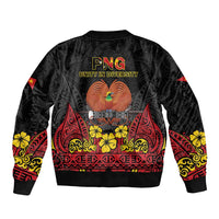 Papua New Guinea Independence Day Bomber Jacket PNG Bird of Paradise 50th Anniversary LT14