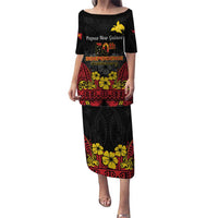 Papua New Guinea Independence Day Puletasi PNG Bird of Paradise 50th Anniversary LT14