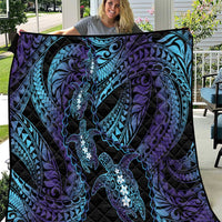 Polynesia Sea Turtle Day Quilt Tribal Honu Plumeria Polynesian Pattern