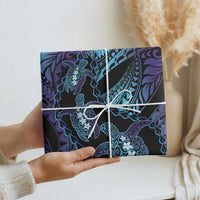 Polynesia Sea Turtle Day Wrapping Paper Tribal Honu Plumeria Polynesian Pattern - Polynesian Pride