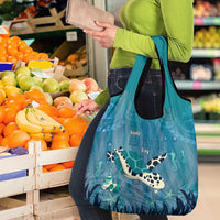 World Sea Turtle Day Polynesia Grocery Bag Go With The Flow LT14 - Polynesian Pride