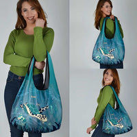 World Sea Turtle Day Polynesia Grocery Bag Go With The Flow LT14 - Polynesian Pride