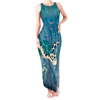 World Sea Turtle Day Polynesia Tank Maxi Dress Go With The Flow