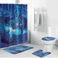 Kuri New Zealand Matariki Bathroom Set Aotearoa Dog Waka Maori New Year Galaxy Vibes