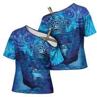 Kuri New Zealand Matariki Cross Shoulder Shirt Aotearoa Dog Waka Maori New Year Galaxy Vibes