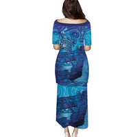 Kuri New Zealand Matariki Family Matching Puletasi and Hawaiian Shirt Aotearoa Dog Waka Maori New Year Galaxy Vibes LT14 - Polynesian Pride