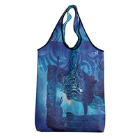 Kuri New Zealand Matariki Grocery Bag Aotearoa Dog Waka Maori New Year Galaxy Vibes