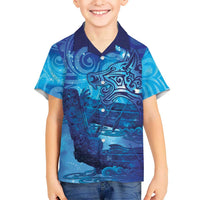 Kuri New Zealand Matariki Hawaiian Shirt Aotearoa Dog Waka Maori New Year Galaxy Vibes