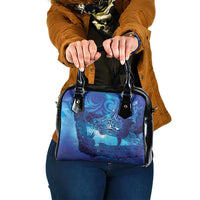 Kuri New Zealand Matariki Shoulder Handbag Aotearoa Dog Waka Maori New Year Galaxy Vibes