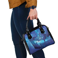 Kuri New Zealand Matariki Shoulder Handbag Aotearoa Dog Waka Maori New Year Galaxy Vibes