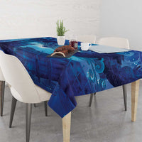 Kuri New Zealand Matariki Tablecloth Aotearoa Dog Waka Maori New Year Galaxy Vibes