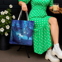 Kuri New Zealand Matariki Tote Bag Aotearoa Dog Waka Maori New Year Galaxy Vibes