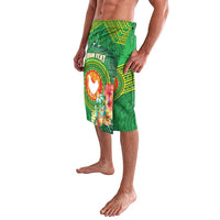 Personalized Manu'a Cession Day Lavalava Tropical Flowers With Polynesian Pattern