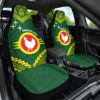 Manu'a Flag Day Car Seat Cover Polynesian Pattern National Color Proud