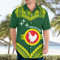 Manu'a Flag Day Hawaiian Shirt Polynesian Pattern National Color Proud