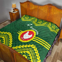 Manu'a Flag Day Quilt Polynesian Pattern National Color Proud