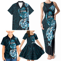 Asut Guam Chamorro Family Matching Tank Maxi Dress and Hawaiian Shirt Guahan Seal Tattoo LT14 - Polynesian Pride