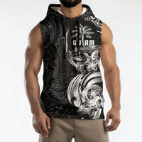 Attelong Guam Chamorro Sleeveless Hoodie Guahan Seal Tattoo LT14 - Polynesian Pride