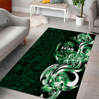 Betde Guam Chamorro Area Rug Guahan Seal Tattoo LT14 - Polynesian Pride