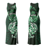 Betde Guam Chamorro Couples Matching Tank Maxi Dress and Hawaiian Shirt Guahan Seal Tattoo LT14 - Polynesian Pride