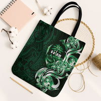 Betde Guam Chamorro Tote Bag Guahan Seal Tattoo LT14 Black Strap One Size Green - Polynesian Pride