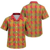 Aloha Hawaii Ilima Maile Lei Family Matching Puletasi and Hawaiian Shirt Palaka Inspired Hawaiian-plaid Red