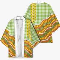 Hawaii Leis Palaka Motifs Kimono Pikake Pakalana Maile Ilima Kakau Style