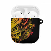 Gradient Marquesas Islands AirPods Case Marquesan Matatiki Hammerhead Shark Patutiki - Polynesian Pride