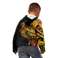 Gradient Marquesas Islands Kid Hoodie Marquesan Matatiki Hammerhead Shark Patutiki LT14 - Polynesian Pride