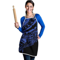 Blue Marquesas Islands Apron Marquesan Matatiki Hammerhead Shark Patutiki - Polynesian Pride