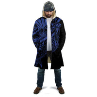 Blue Marquesas Islands Cloak Marquesan Matatiki Hammerhead Shark Patutiki - Polynesian Pride